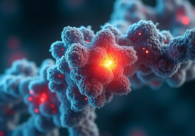 Visualisation 3D d'une protéine ciblée par une molécule